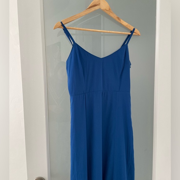 Royal blue long sleeveless dress BB Dakota - Picture 2 of 10